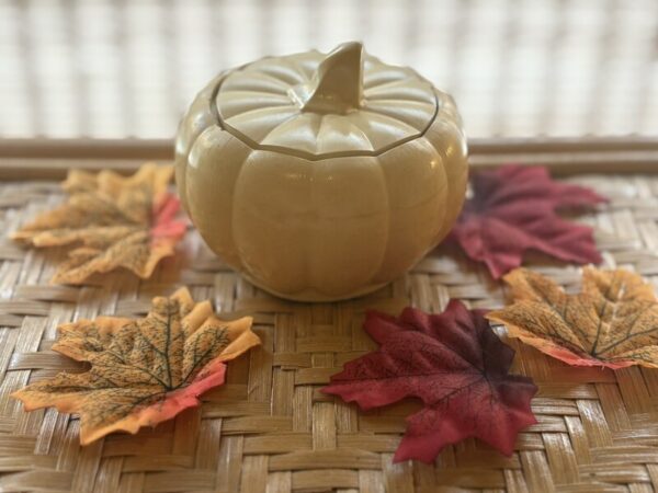 Handmade Pumpkin Candle - Image 2
